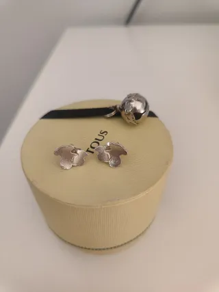 Pendientes Tous Plata Certificado Autenticidad