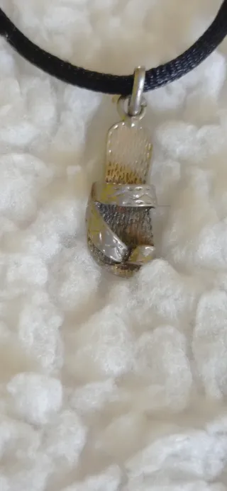 Colgante Sandalia Romana Plata