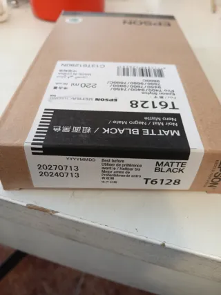 Tinta Epson T6128 Matte Black 220ml