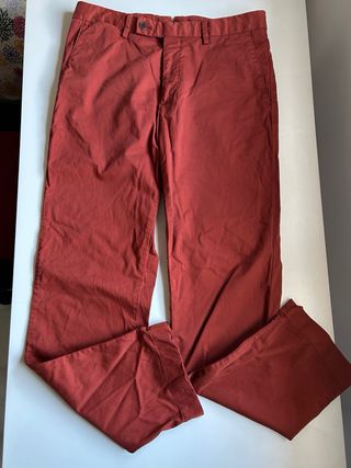 Pantalón Hackett Hombre Burdeos W31