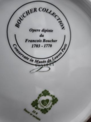 Vaso Tibor porcelana decorado