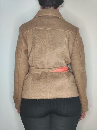 Cappotto corto Coconuda marrone