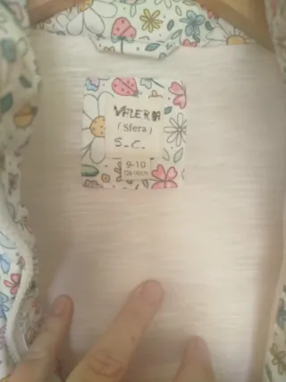 Chaleco acolchado floral