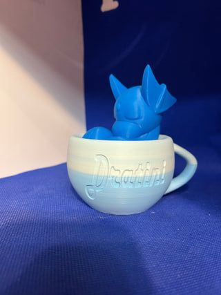 Tazza Dratini Pokemon 3D