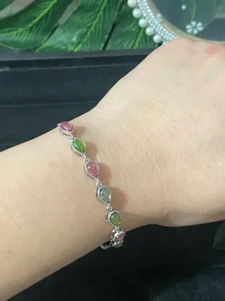 Pulsera Turmalina Natural Gota