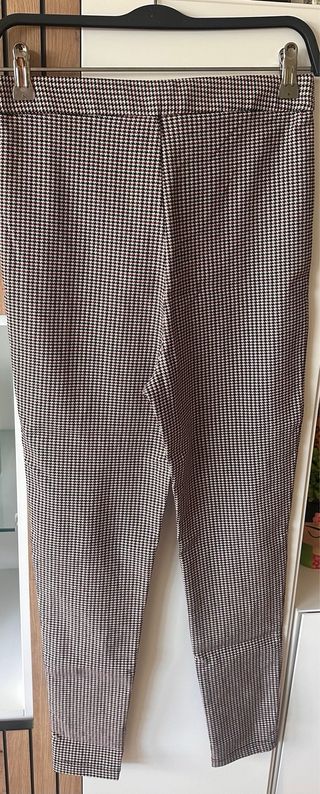 Pantalón Zara ojo de perdiz Talla S largo : 98 cm