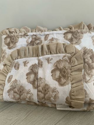 Lenzuola matrimoniali flanella con volant