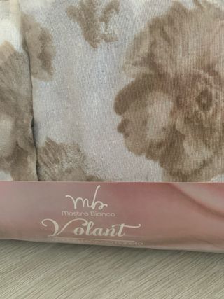 Lenzuola matrimoniali flanella con volant