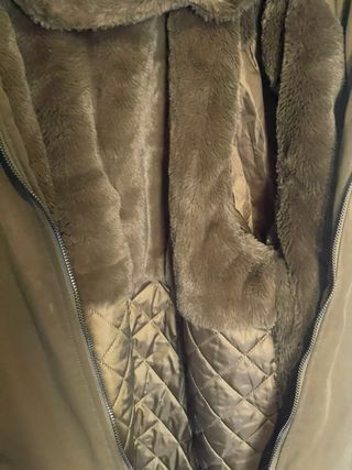 Chaqueta H&M cuadros beige y marrón