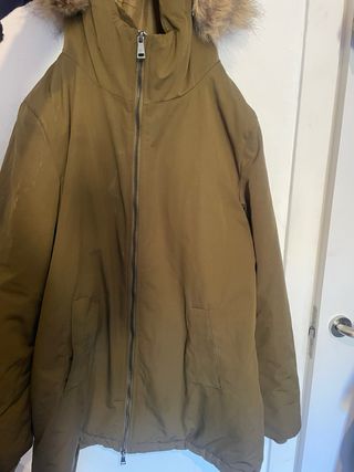 Chaqueta H&M cuadros beige y marrón