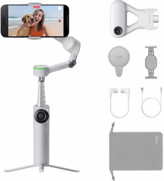 Insta360 Flow Gimbal IA Blanco Kit Completo