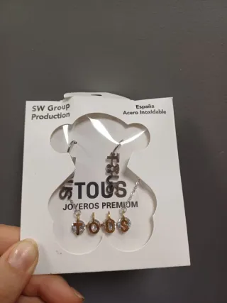 Conjunto Tous Collar y Pendientes Oso