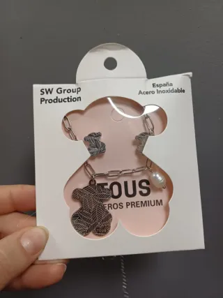 Conjunto Tous Collar y Pendientes Oso