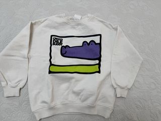 Sudadera Zara niño Crocodile, talla 5 años / 110cm