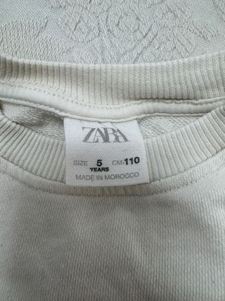 Sudadera Zara niño Crocodile, talla 5 años / 110cm