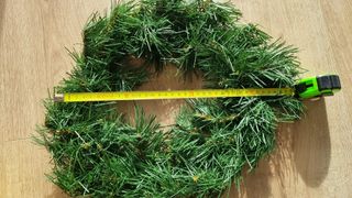 Ghirlanda natalizia porta decorativa