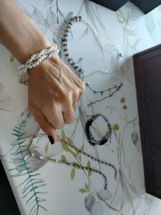 Lote Bisutería Multicolor y Plateada