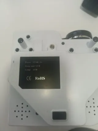 Mini proyector LED blanco