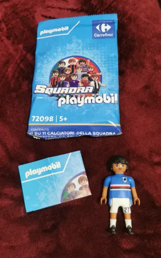 Squadra Playmobil 72098 calciatore 27 Sampdoria