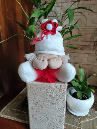 Gnomo Natale Decorazione Tessuto