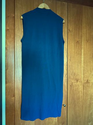 Chaleco Leño Mujer Talla M Azul Verdoso Nuevo