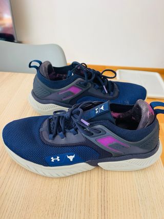 Zapatillas Under Armour Project Rock Azul/Morado