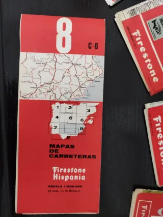 5 Mapas Firestone Hispania 1972