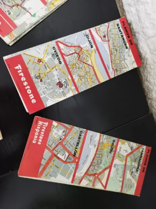 5 Mapas Firestone Hispania 1972