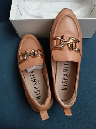 Mocasines Hispanitas Marrones Talla 39