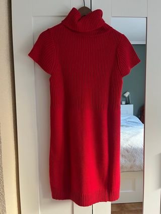 Vestido rojo invierno T44