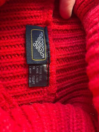 Vestido rojo invierno T44