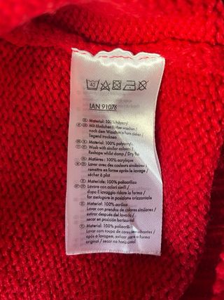 Vestido rojo invierno T44