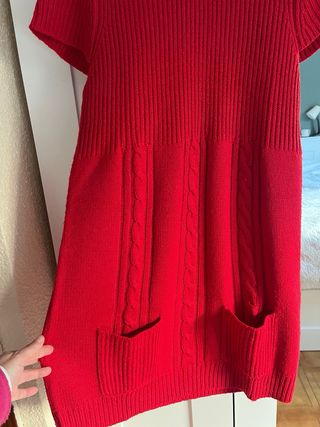 Vestido rojo invierno T44