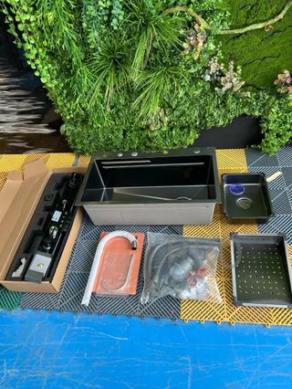 Fregadero Multifunción con Pantalla Digital y Kit de Accesorios en Acero Inoxidable