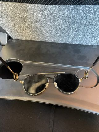 Gafas Versace Negro y Dorado