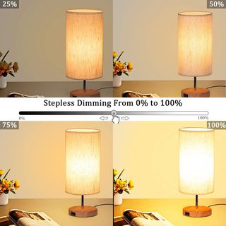 Lámparas de Mesa Táctiles con USB