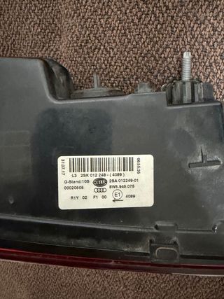 Faros traseros Audi A4 B9 Berlina juego completo