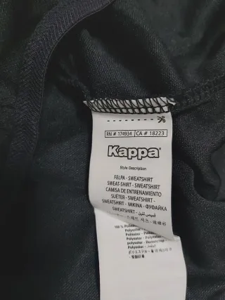Camiseta deportiva Kappa negra talla M