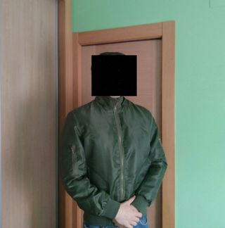 Chaqueta Bomber Verde Talla M/L Nueva