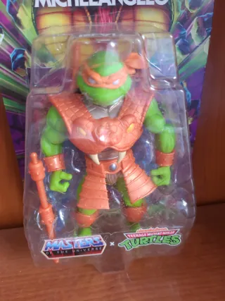 Figura Tortugas de Grayskull Michelangelo
