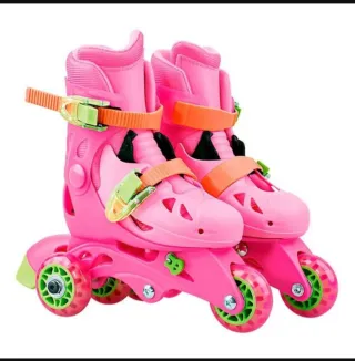 Patines en línea rosas talla 29-32
