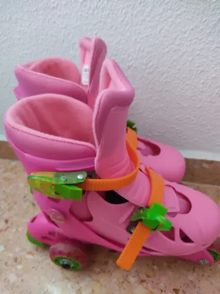 Patines en línea rosas talla 29-32