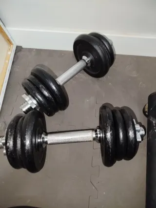 Juego de Pesas 20 Kg con Estuche