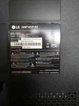 Televisor LG 28 pulgadas