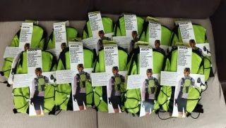 Lote 11 Mochilas Jocca 6L con Luces Indicador