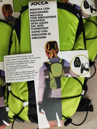 Lote 11 Mochilas Jocca 6L con Luces Indicador