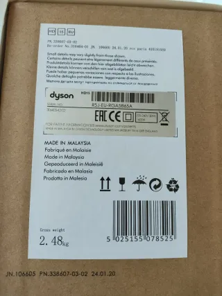 Secador Dyson Supersonic Dorado/Gris Sin estenar