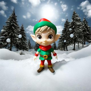 Statuetta Elfo 3D