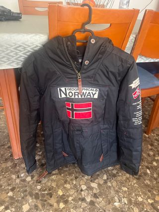 Chaqueta Geographical Norway Negra talla de 14 año