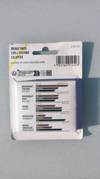 Magura Pastilla Freno Disco 8R Race MT5 MT7.